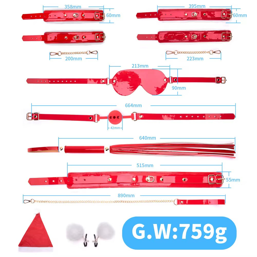 ASHBURN™ “SLEIGH ME” Christmas Collection – Limited Holiday Gift Set, gag and cuffs