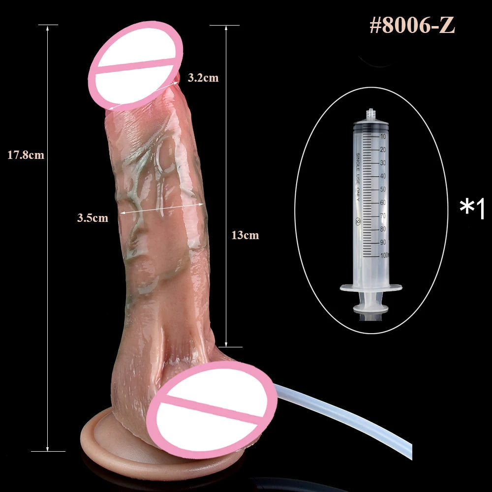 ASHBURN BLOODLINE RITE – Suction Squirting Dildo with Foreskin Detail