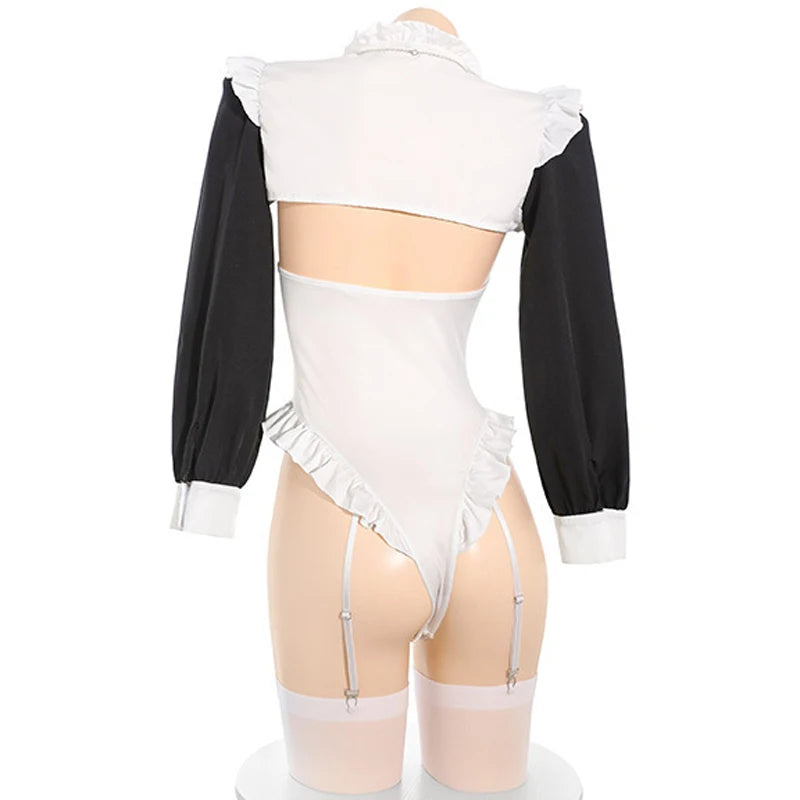 AniLV Anime Game Girl Convent Nun Uniform Women Maid Bodysuit Outfits Cosplay Halloween Costumes