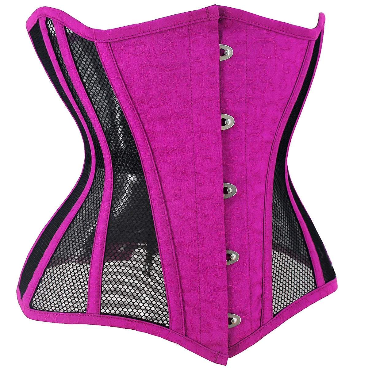 Elegant Underbust Corset Bustier Lace-Up Waist Trainer Corset for Evening Dress Shapewear