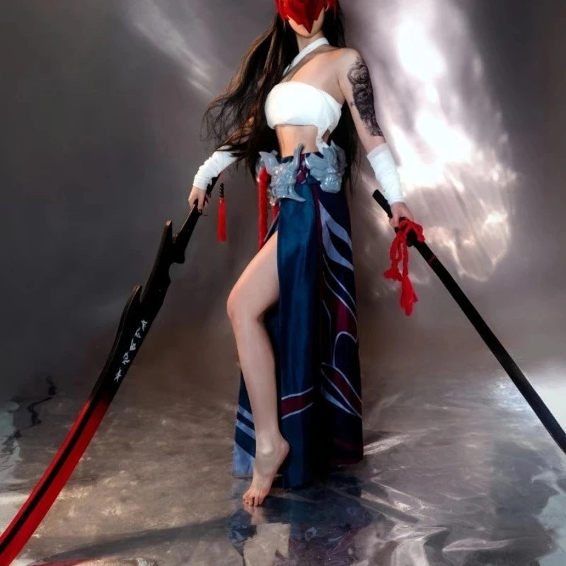 Yone Cosplay Costumes Game LoL The Unforgotten Yone Role Play sexy dress Uniform Halloween Carnival Outfits For Male And Female