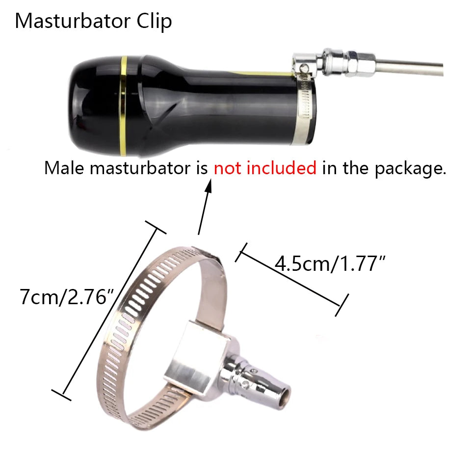 ROUGH BEAST Vac-U-Lock Sex Machine Metal Accessories for Automatic Quick PlugInMasturbation Machine Women and Man Sex Toy Adapter