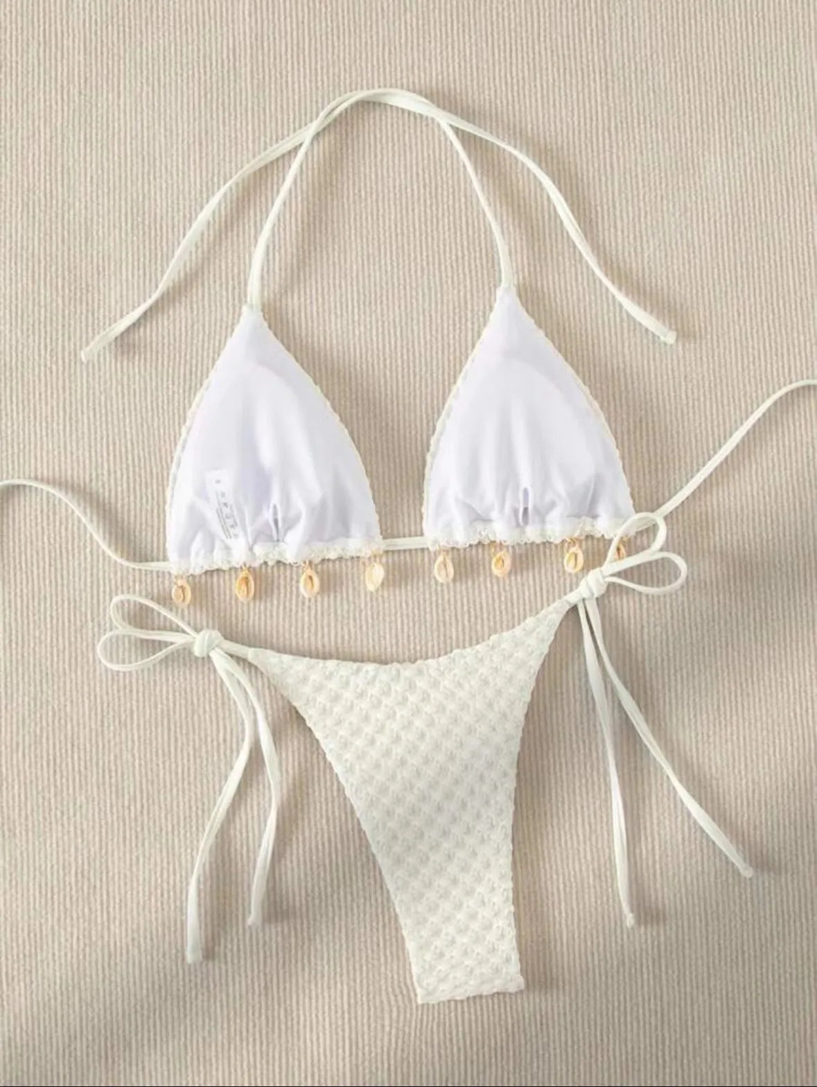 Melphieer NEW Shells Bikini Set Sexy Push Up Swimwear Women's Swimsuit Bathing Suits Swimming Suit For Women Maillot De Bain