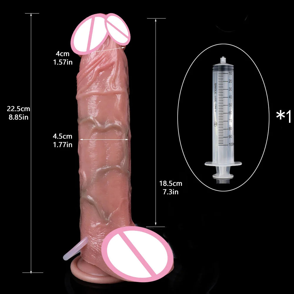 ASHBURN BLOODLINE RITE – Suction Squirting Dildo with Foreskin Detail