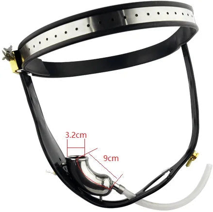 Male Fully Adjustable T-Style Stainless Steel Chastity Belt Device Wit Invisible Cock Penis Cage Bondage Bdsm Adult Sex Toy A182