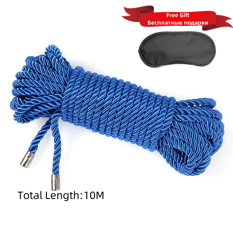 ASHBURNS Exotic Shibari Accessories of Handcuffs Bondage Soft Rope for Men Women Fetish Slave Role Play Binder Restraint Touch Tie Up Fun