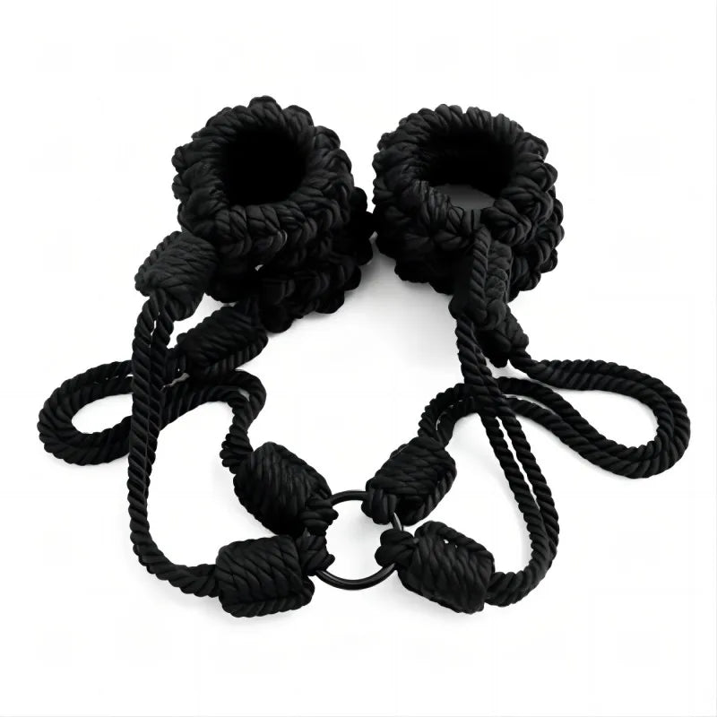 ASHBURNS Soft Cotton Rope Sex Handcuffs Bdsm Collar Bondage Gear Sex Games Erotic Adults Toys Sex Products Sex Toys for Couples Women