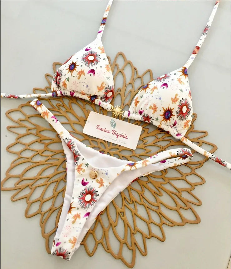 Two-pieces Thong Bathing Suit Biquinis