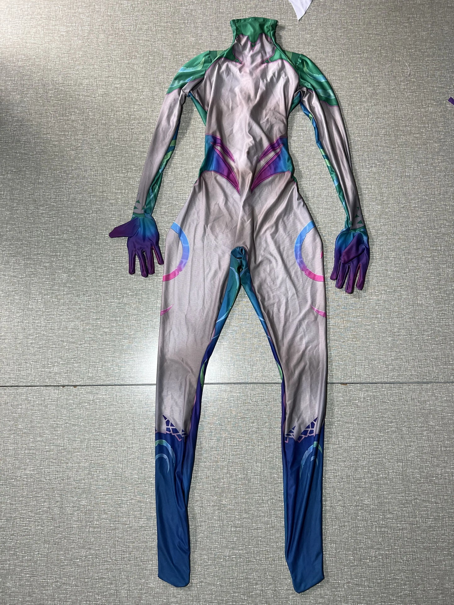 League Of Legends Neeko Cosplay Costume Halloween Adult Party Female Girls Woman Jumpsuits Superhero Zentai Bodysuit