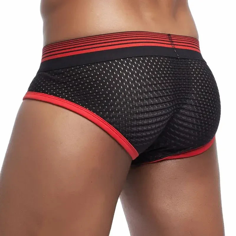 Sexy Man's Underwear Briefs Underpants Nylon Mesh Men's Briefs Bikini Underwear Men's Boxer Briefs Nylon Mesh Swim Swimwear
