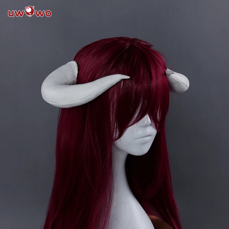 IN STOCK UWOWO Anime Albedo Cosplay Costume Halloween Christmas Costume Cos Women White Dress Albedoo Cosplay