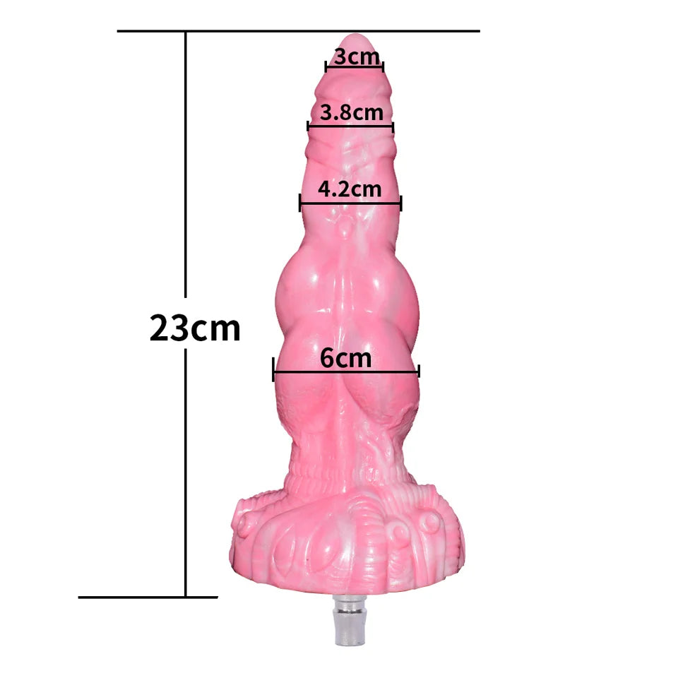 ROUGH BEAST Pink Silicone Dildos for Women Vac u Lock Sex Machine Attachment Male and Female Anal Plug Masturbation Accessories