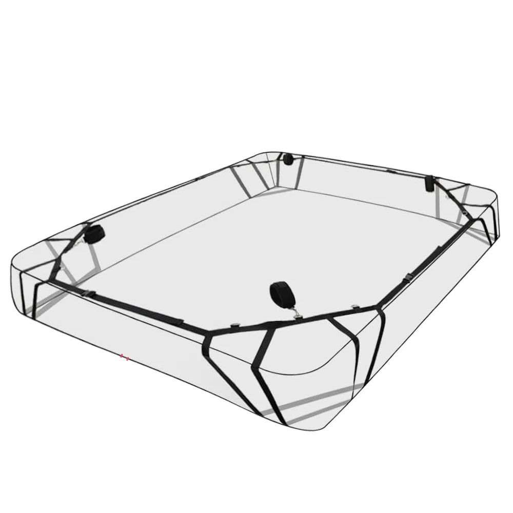 Bed Bondage Restraints Sex Toys For Couples BDSM Erotic Bondage Bed Game Adjustable Straps Adults Women Bed Restraints Set