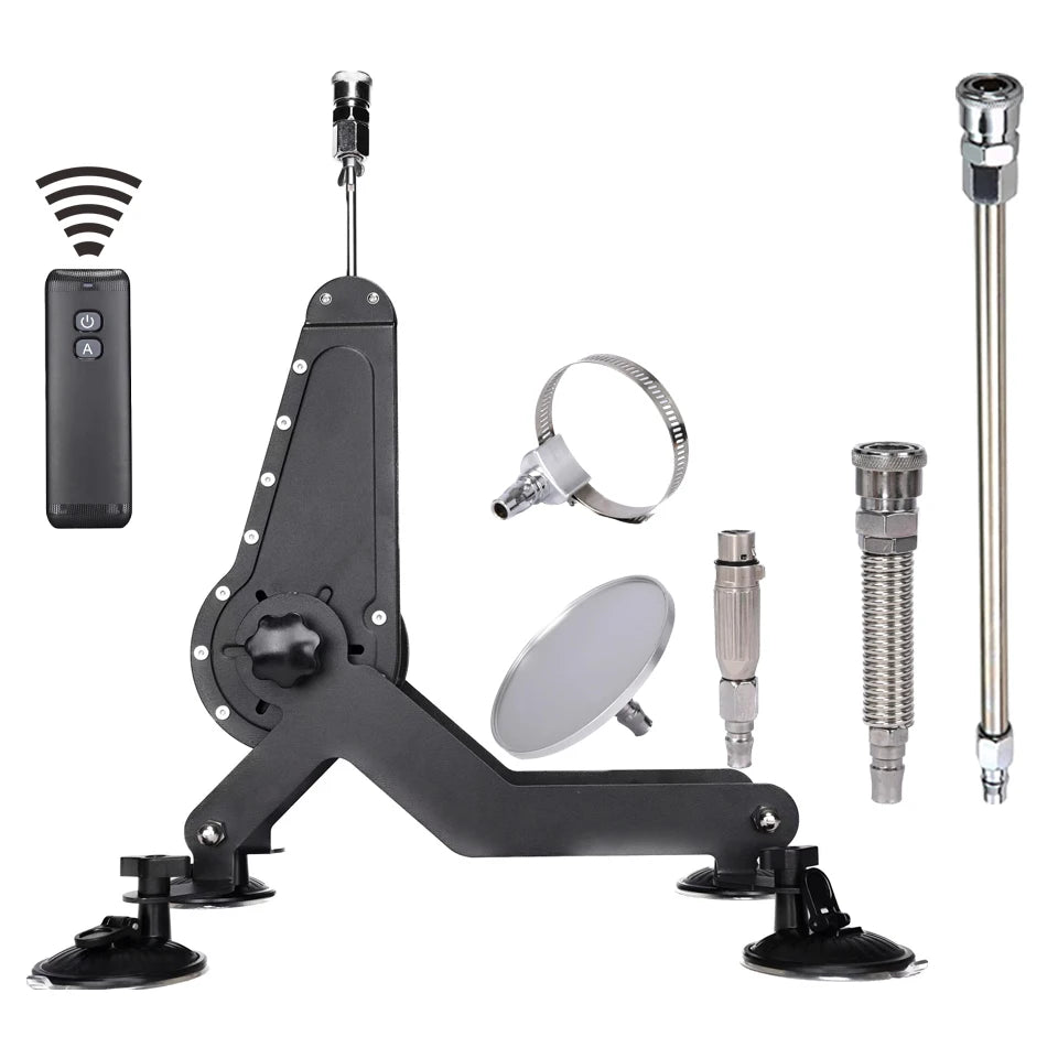ROUGH BEAST Sex Machine for Women and Men with Dildo Accessories 72W Power Masturbation Machine Telescopic Sex Toys