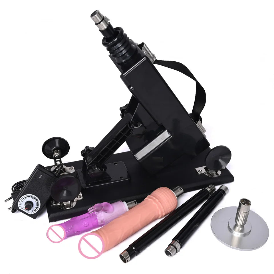 ASHBURN 3XLR Connector Sex Machine for Women and Men with Dildo Attachment Automatic Masturbation Machine Sex Toys Products
