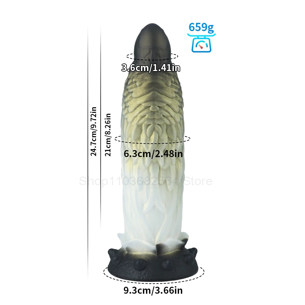 Monster Anal Plug Dildo With Suction Cup Silicone Alien Anal Plug Huge Anal Dildos for Men Women Big Butt Plug Anal Sex Toys 18+