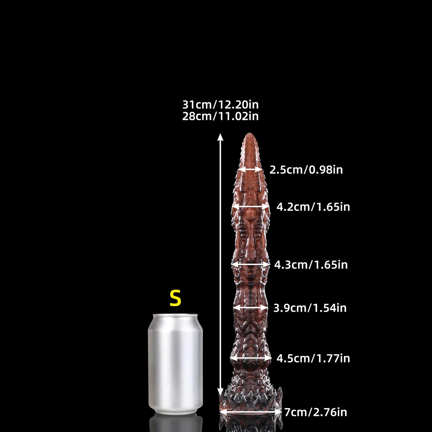 Nothosaur Meo's Ridge Super Long Dragon Shaped Dildo Fantasy Barbed Vibrating Adult Sex Toy for Orgasmic Masturbation