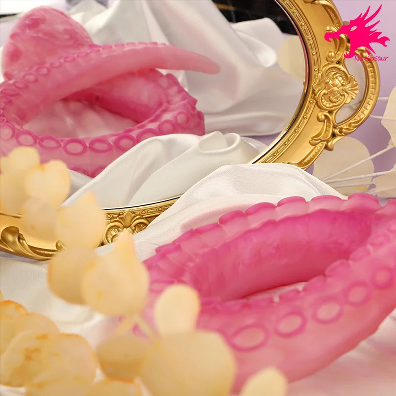 Tentacle Dildo Color Silicone Toys Realistic Octopus Fake Penis Adult Fantasy Dildo Holder Masturbation Sex Toys