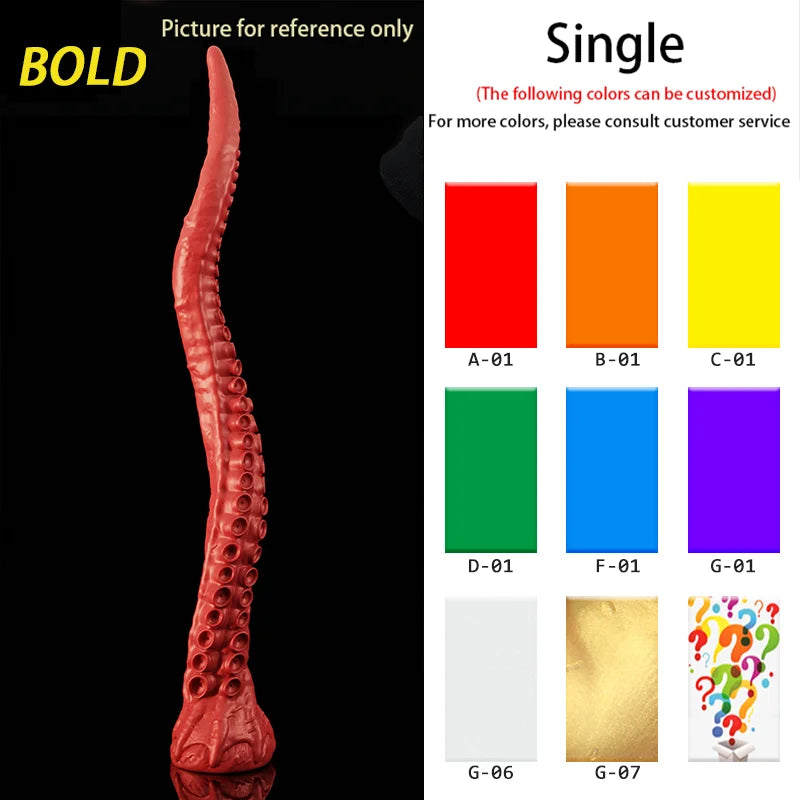 ALLA Tentacle Dildo Color Silicone Toys Realistic Octopus Fake Penis Adult Fantasy Dildo Holder Masturbation sex toy