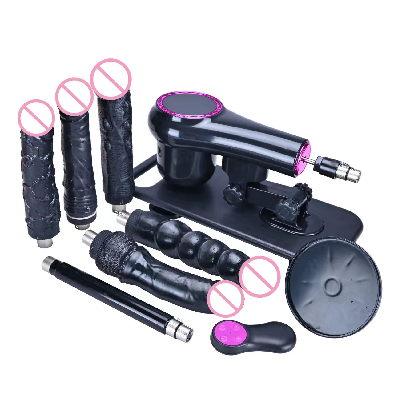 ROUGH BEAST New Sex Machine with 3XLR Attachment Wireless AutomaticMasturbation Machine for Women and Men Remote Control Sex Toy