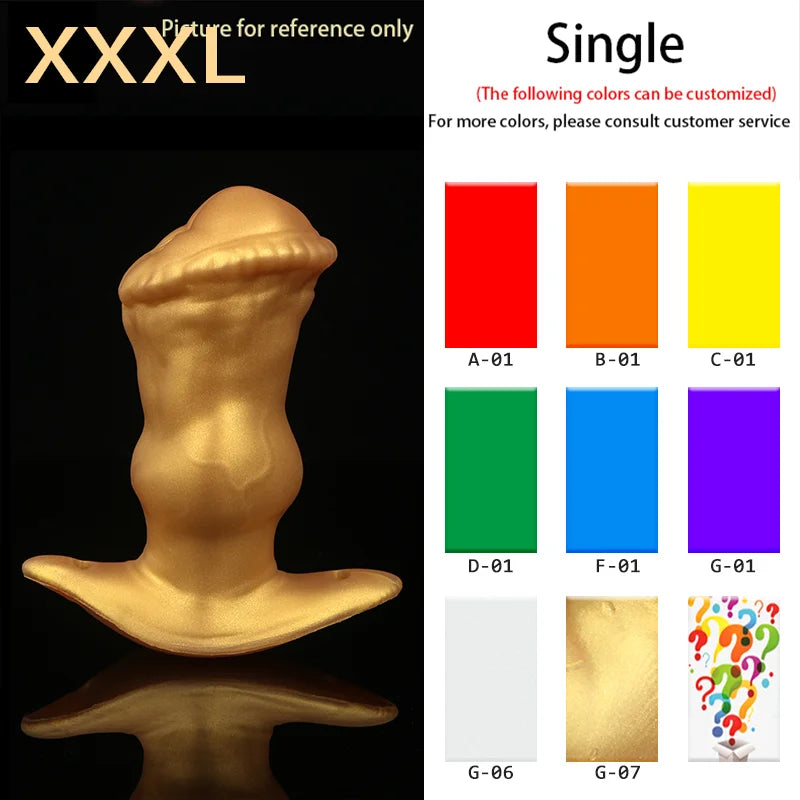 Nothosaur Soft Silicone Anal Plugs Beginner Anal Stimulator Trainer Sex Play Toy for Women Couples G-spot Massage Sex Products