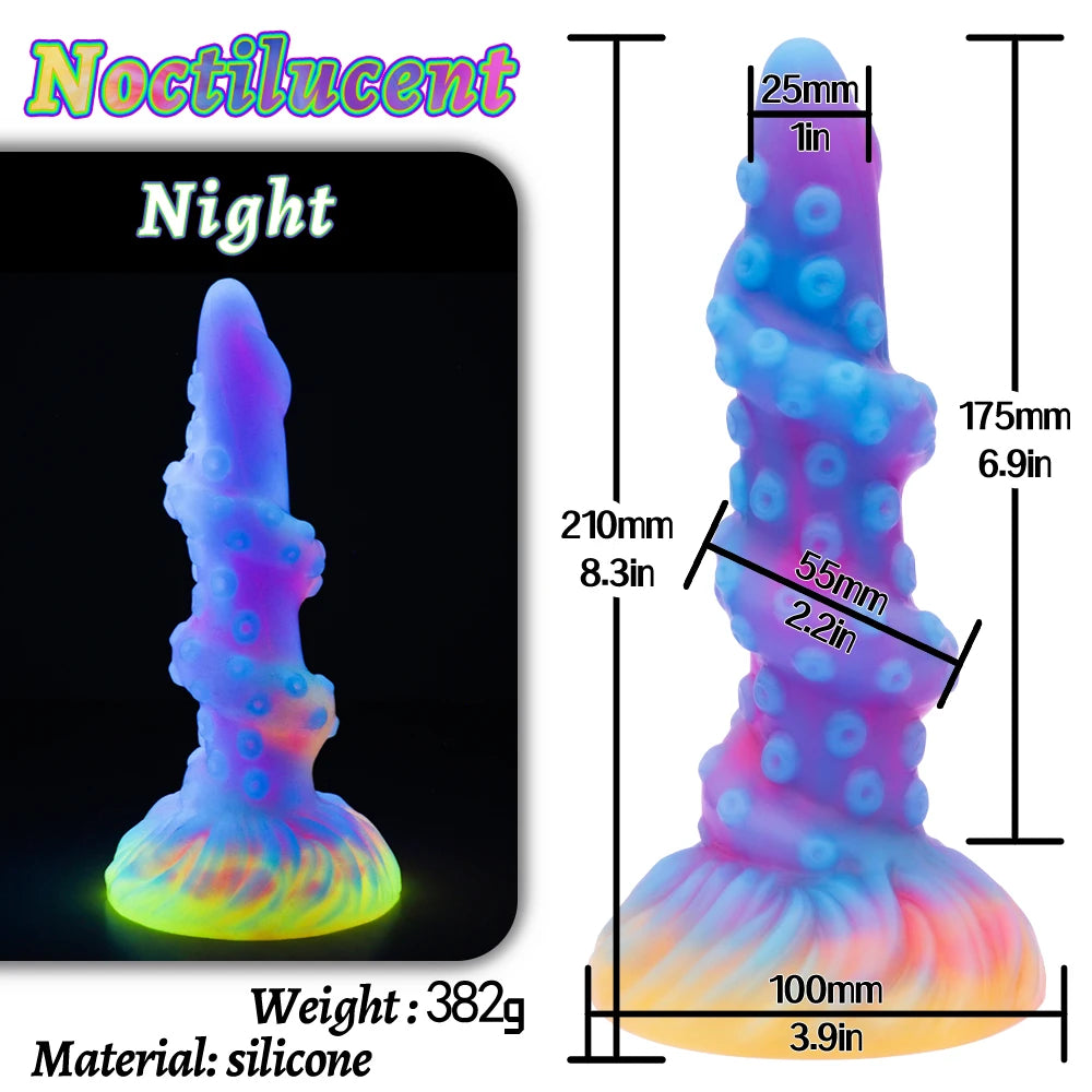 ASHBURN 6.9 Threaded Monster Dildo