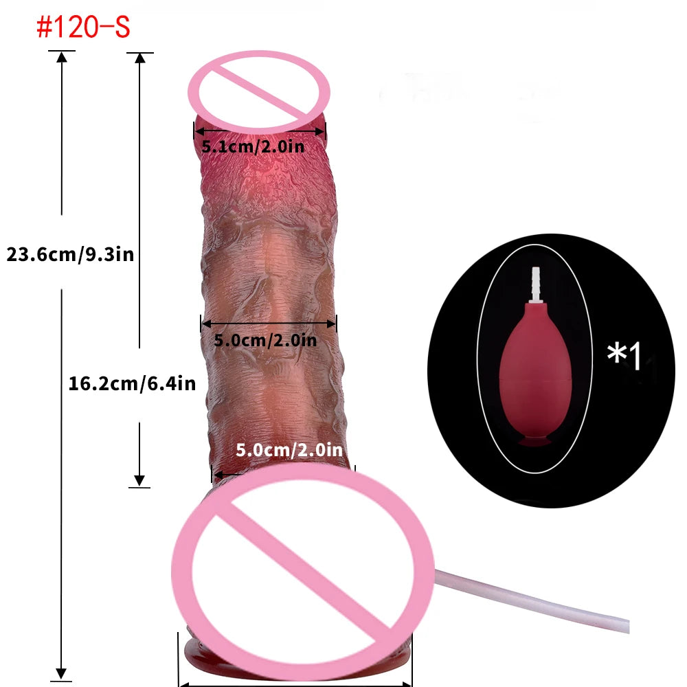 ASHBURN FLOOD RITE – Realistic Squirting Dildo