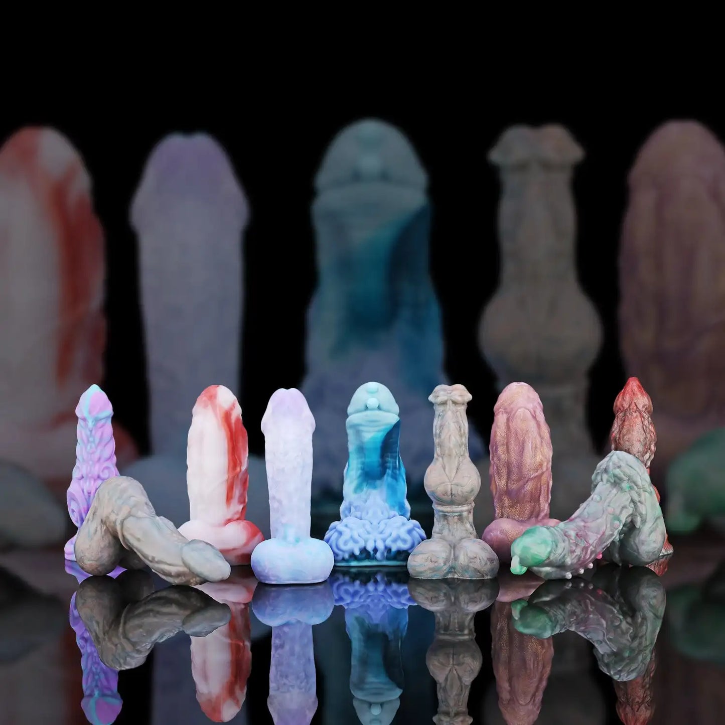 Nothosaur 15pcs/set mini Anal Sex Toys Butt fantasy Mini Dildo ,Release stress Reduce stress ,decompress toys, Art, Gifts, Decor
