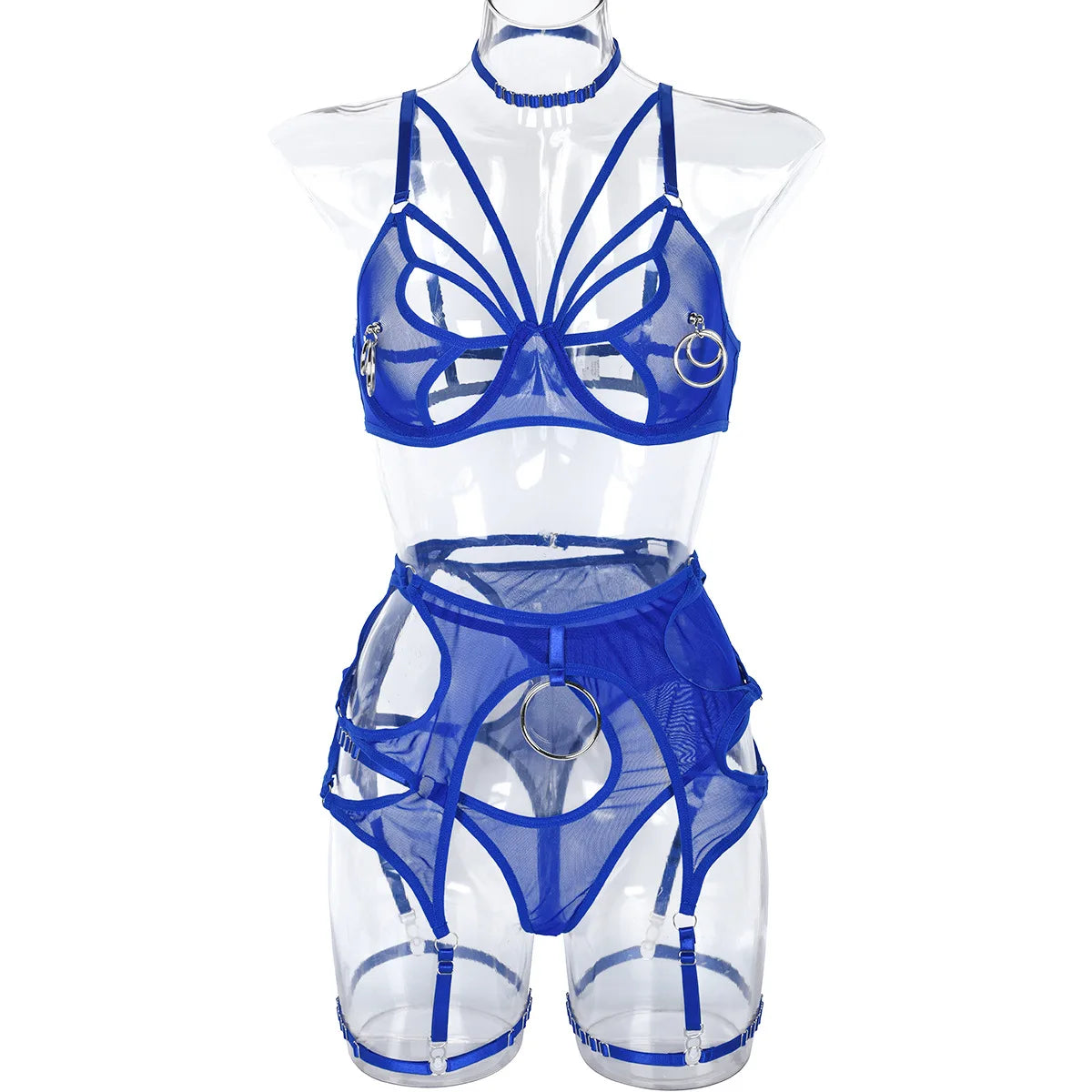 Lingerieset Dames Sexiest Bra Set Sexy Women's Underwear Woman Clothing Minimalist Bras Lingeries Sets With Garter and Stockings