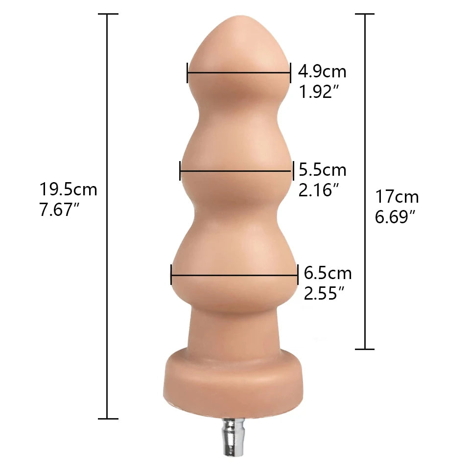 ROUGH BEAST Sex Machine Flesh-colored Dildos Attachment for Vac-U-Lock Masturbation Machine Automatic Sex Toy Accessories
