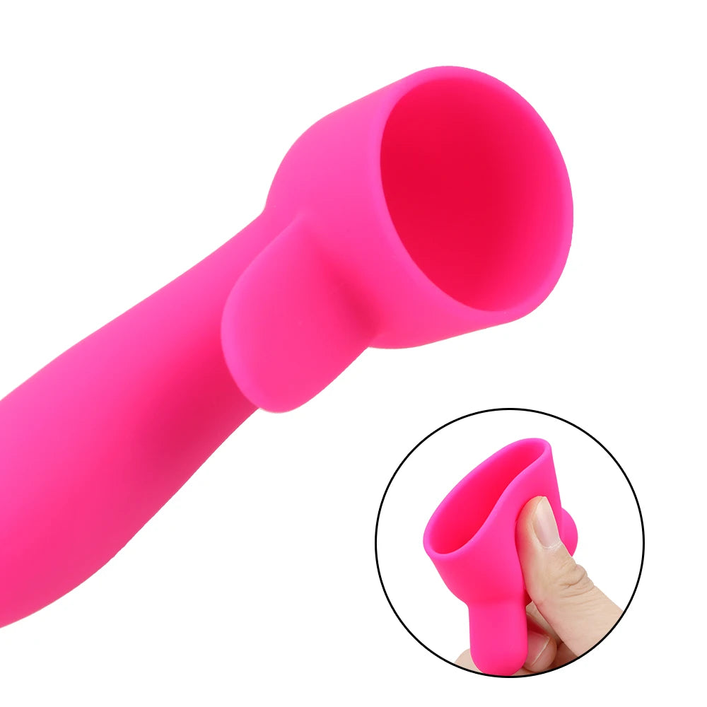 Head Covers AV Rod Head Cap Magic Wand Attachment AV Stick Vibrator Accessory Sex Shop Sex Toys for Couples Vibrator Cap 18+