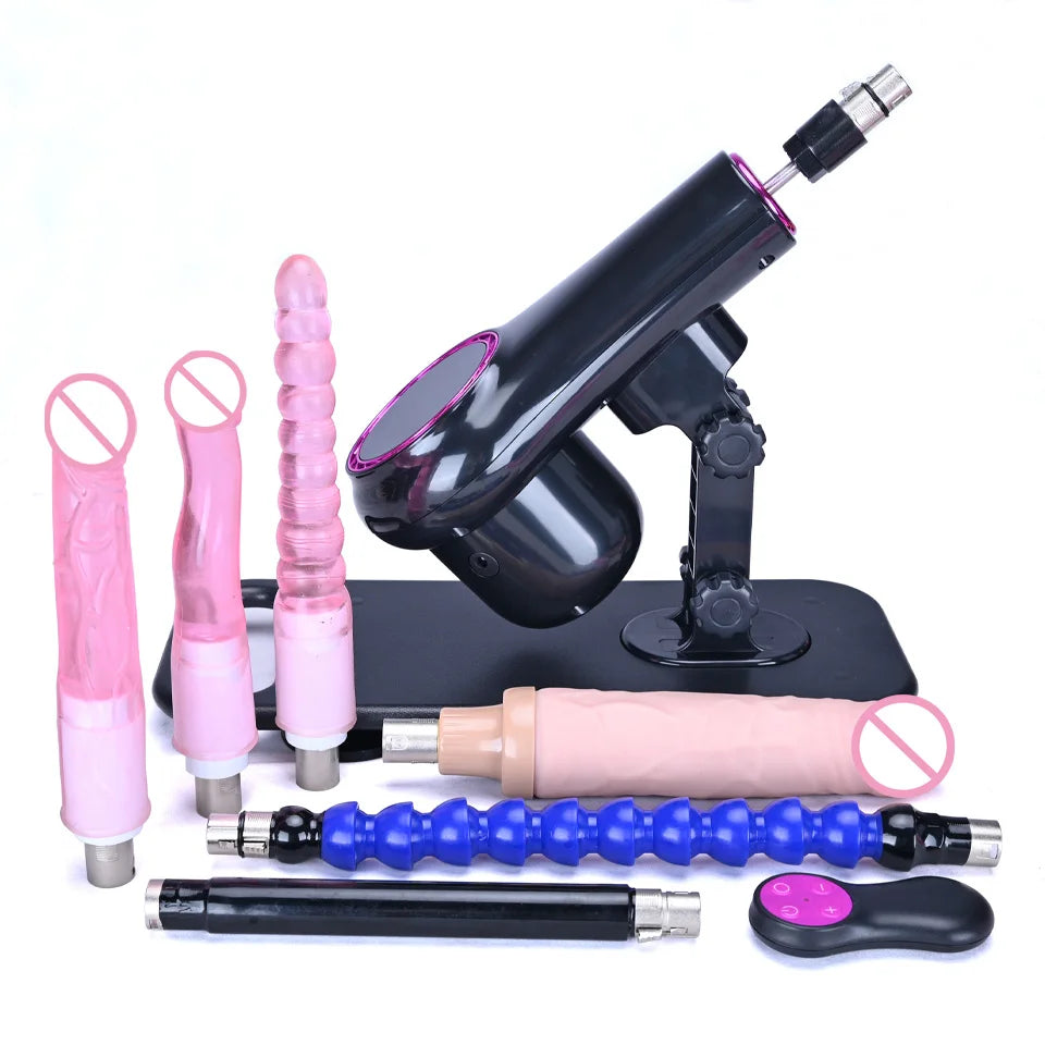 ROUGH BEAST Sex Machine for Women and Men Wireless Remote Control Masturbation Machine with Dildo Attachment Automatic Sex Toys