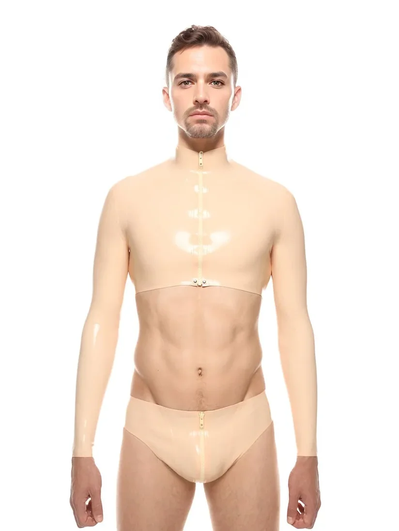 customized fetish Latex men Underwear Gay Transparent brief Erotic Underwear Man Penis Pouch Mens Bikini Briefs Sissy Panties