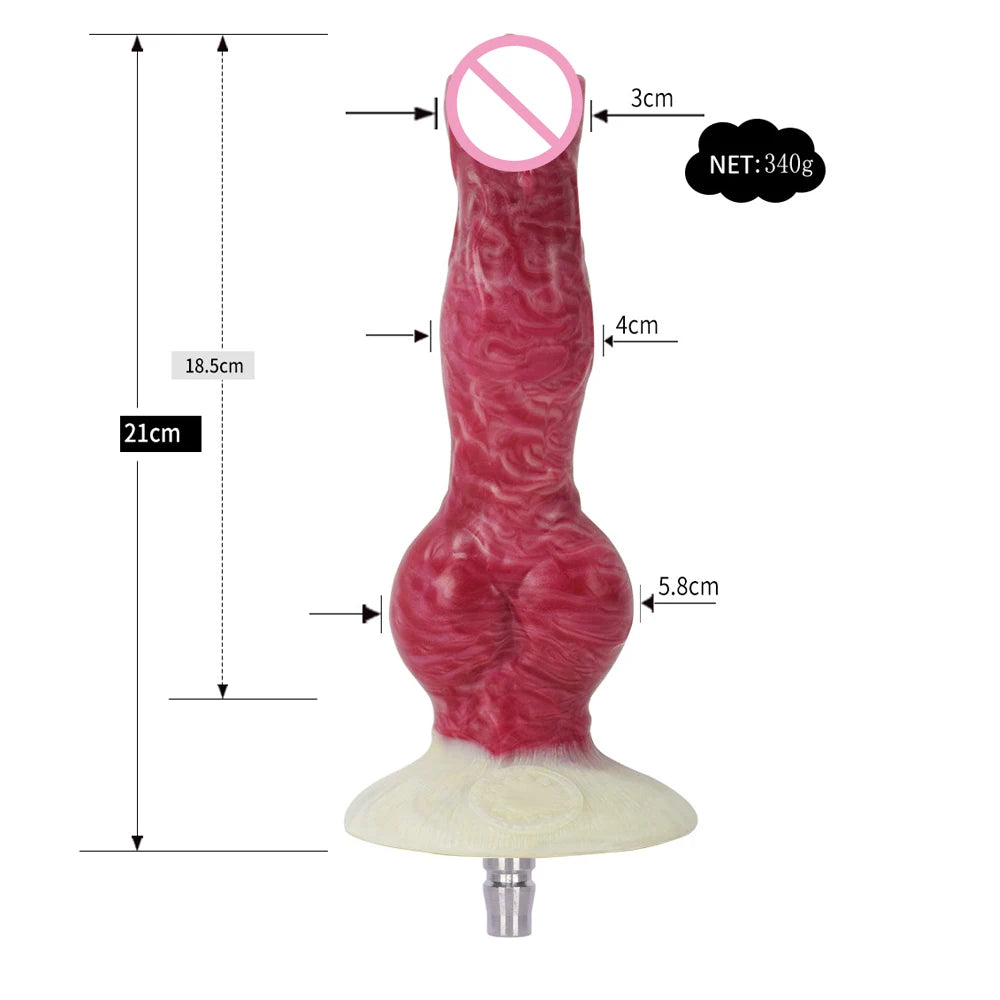 ROUGH BEAST Vac-U-Lock Sex Machine Dildo Attachment Silicone Anal Plug Simulation Erotic Sex Toys for Women and Men Masturbator