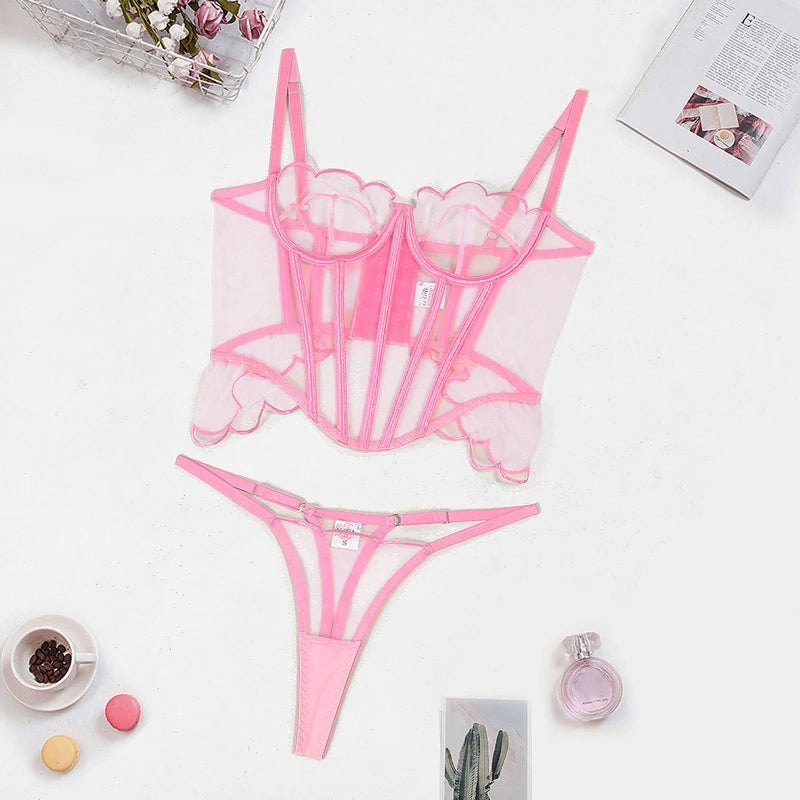 Erotic Woman Sexy Lingerie Sets Woman Women's Bras Very Sexy Things Hot Women's Underwear Bra and Panty Set Lingerie Femme Sexys