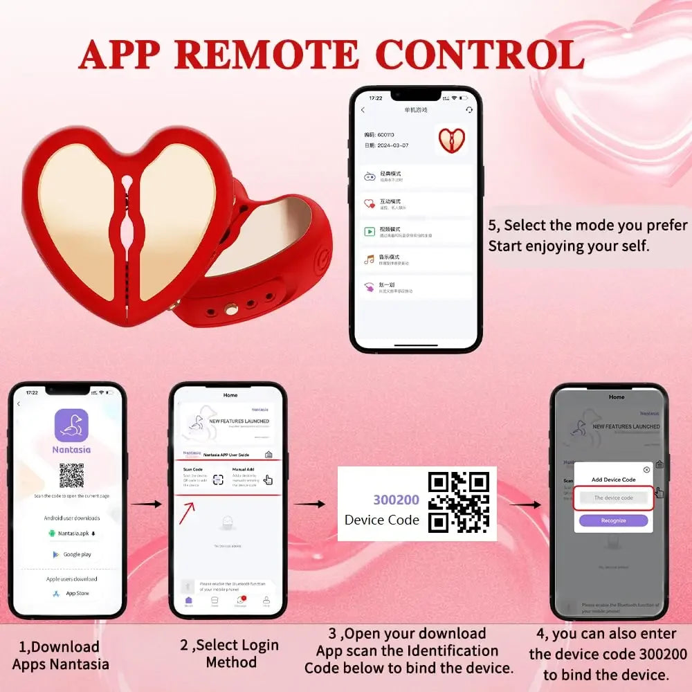 App Remote Control Nipple Clamp Vibrator Adult Sex Toys Nipple Stimulator Breast Massager BDSM Fetish Flirting Kinky for Women