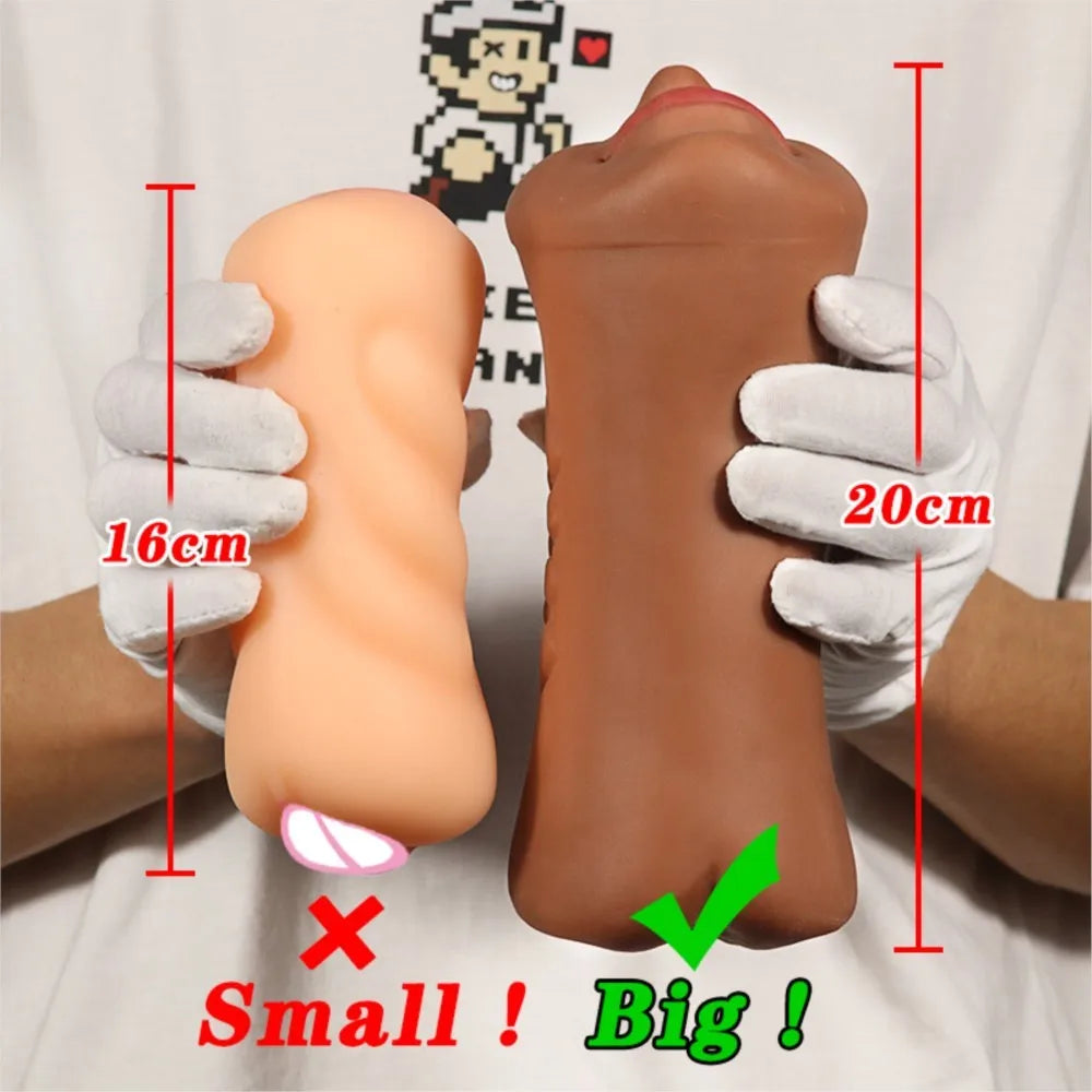 3 in 1 Male Masturbator Sex Doll Rubber Vagina for Men Pussy Pocket Men's Goods Toy Masturbators Erotic Toys Anal Soft Silicone