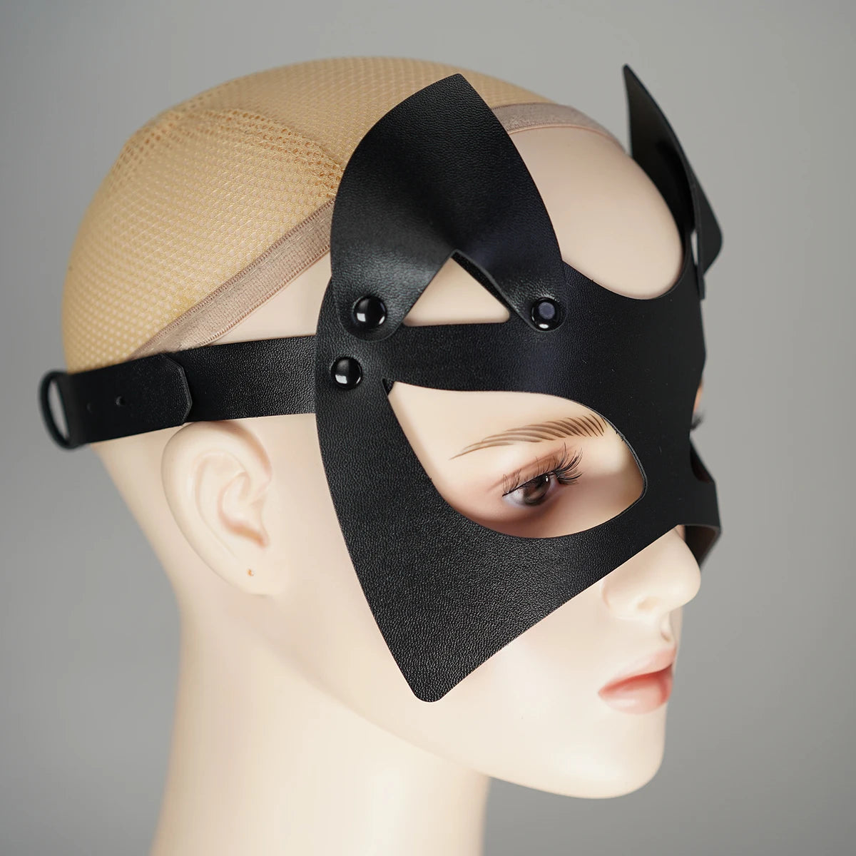 Women's Fashion Black Mask Gothic Halloween Masks Party Party Cat Masks Bold Women's Costume Face Accessories Valentine's Day Gi