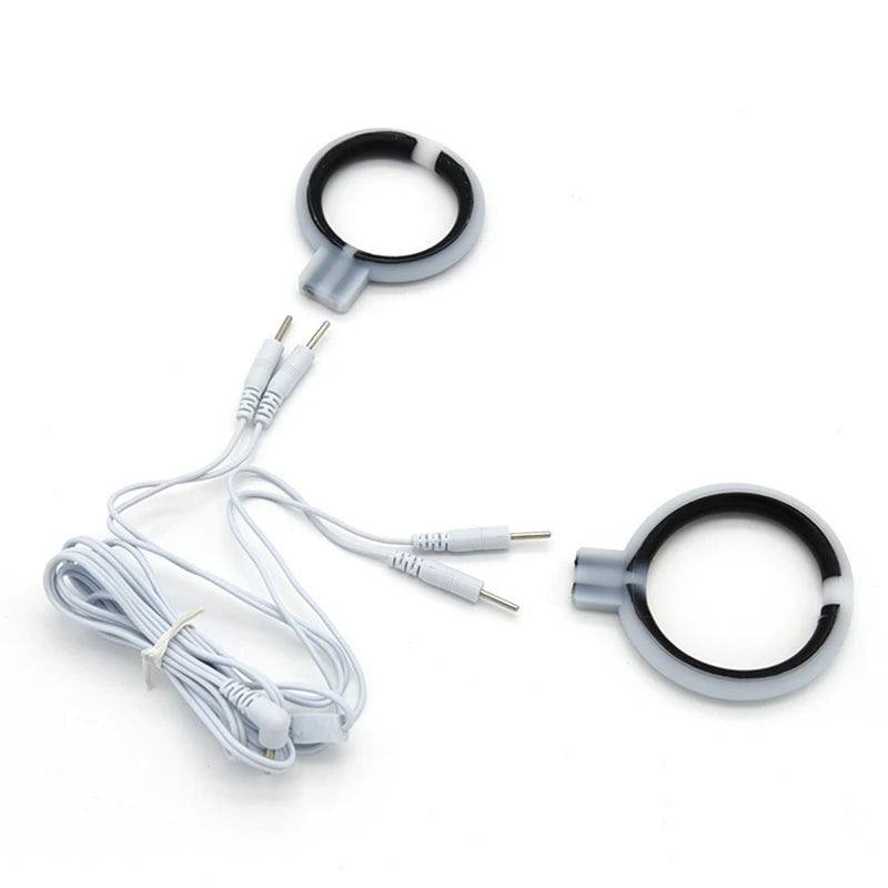 Various Electro Shock Penis Ring,Men Electric Stimulate Urethra Prostate Massage,E-stim Chastity Cage,Cock Extender,Bdsm Sex Toy