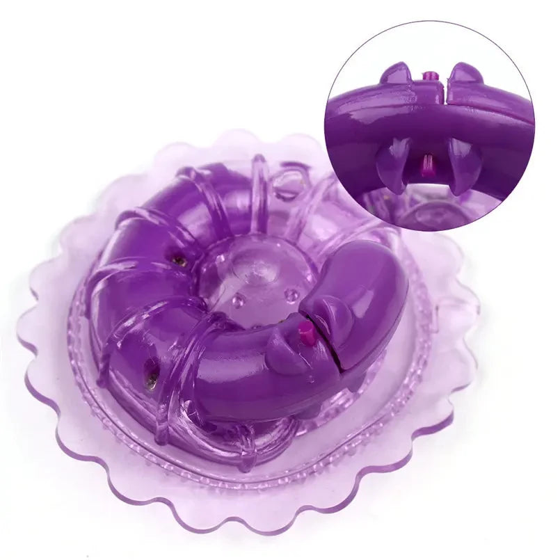 Female Nipple Clamp Vibrator BDSM Sex Toys Breast Massage Vibration Powerful Stimulator Breast Masturbator Sexy Adult Products