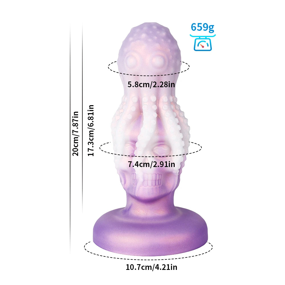 Huge Simulated Octopus Alien Dildo Prostate Massage