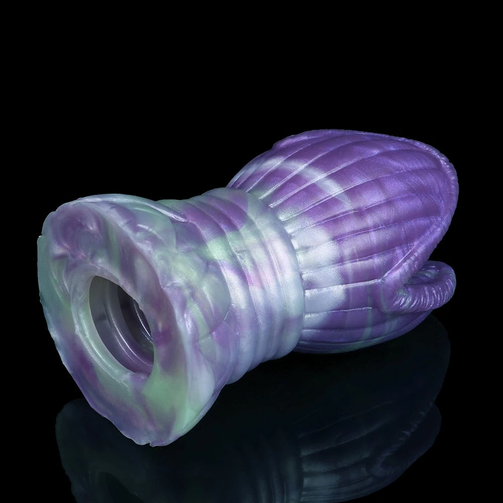 ASHBURN Fantasy Voyeur Anal Speculum Silicone Hollow Anal Plug Dilator Expansion Multi color
