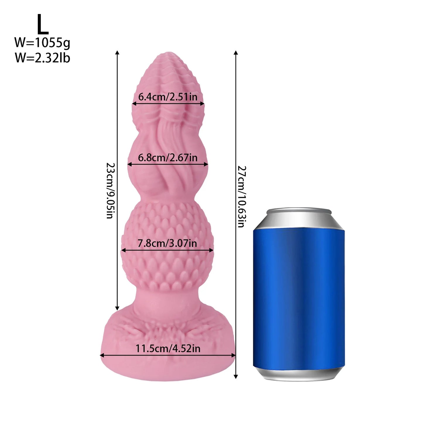 Silicone Pink Big Size Anal Plug Prostate Massager Dilatador Anal Dildo Butt Plug Anal Toys for Women Men Buttplug Sexshop