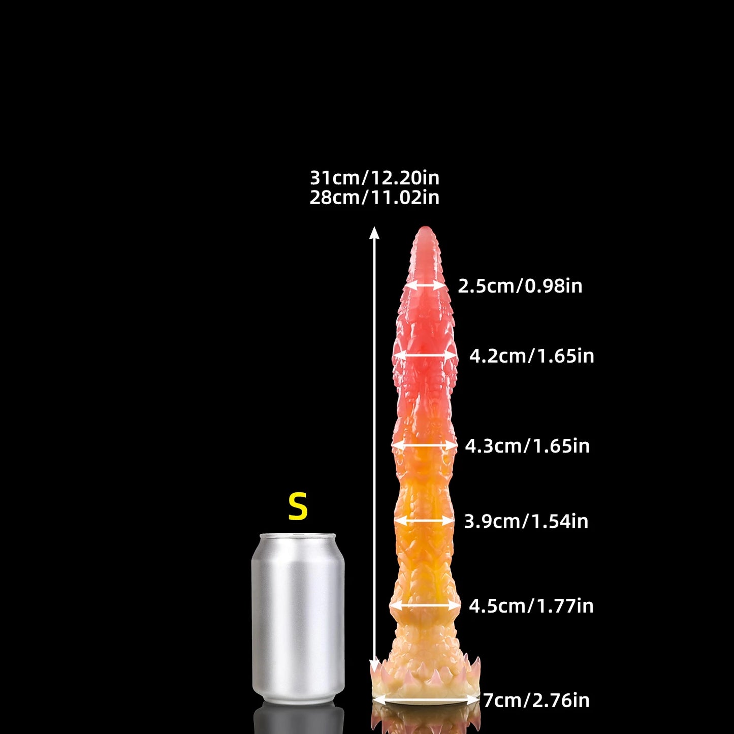 Nothosaur Meo's Ridge Dragon-Shaped Imitation Toy Dildo Super Long Sex Barb for Adult Fantasy Male Female Masturbation Orgasm