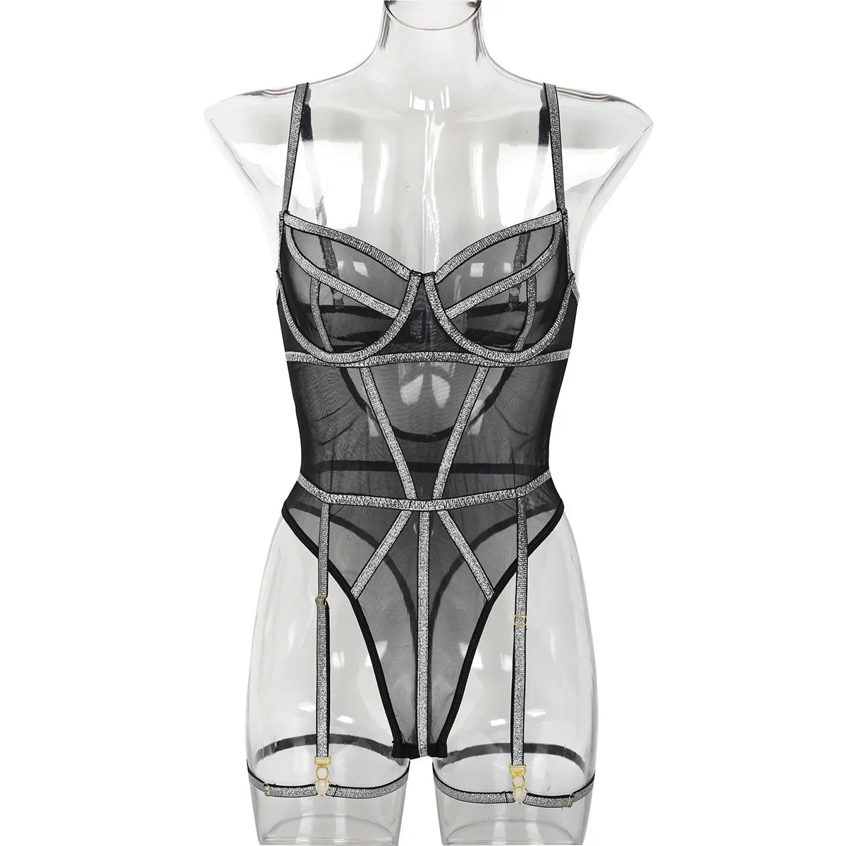 Toucheart Women's Underwear Sets Sexy Bodysuits Micro Threads Sexy Woman Lingerie Femme Sexys Bra Panties Set Lingerieset Dames
