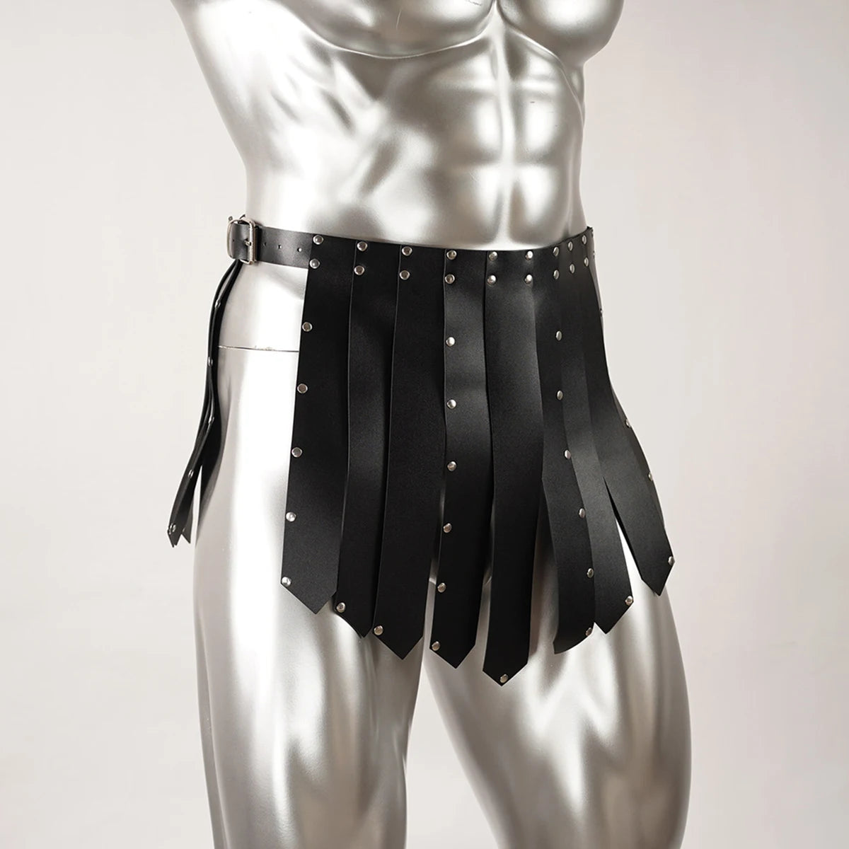 Sexy men's shoulder strap PU leather thigh hip strap restraint strap Gothic adjustable strap accessories