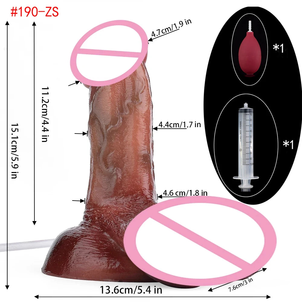 ASHBURN FLOOD RITE – Realistic Squirting Dildo