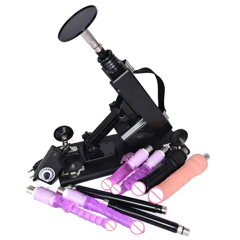 ASHBURN 3XLR Connector Sex Machine for Women and Men with Dildo Attachment Automatic Masturbation Machine Sex Toys Products