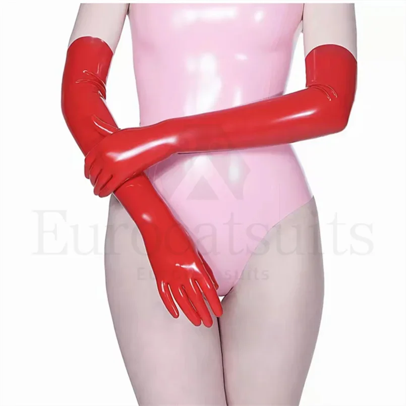 customized latex socks women rubber bodysuit long opera gloves latex stockings pink socks stockings sexy lingerie bdsmgear