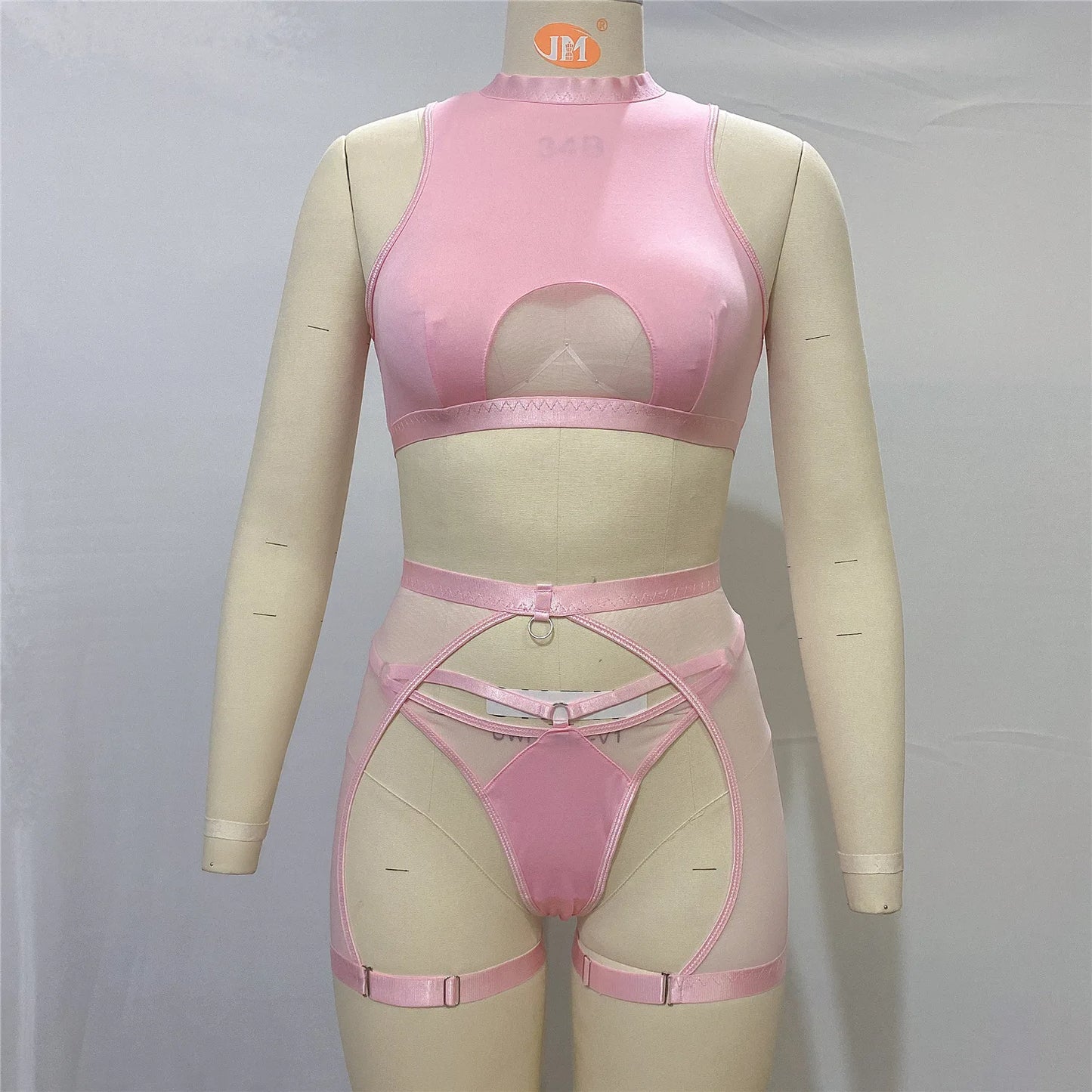 Sexy Female Lingerie Women Micro Underwear Wireless Underwear Stylish Perspective Solid Color Sexy Women's Bra Set New